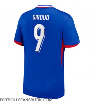 Frankrike Olivier Giroud #9 Replika Hemmatröja EM 2024 Kortärmad